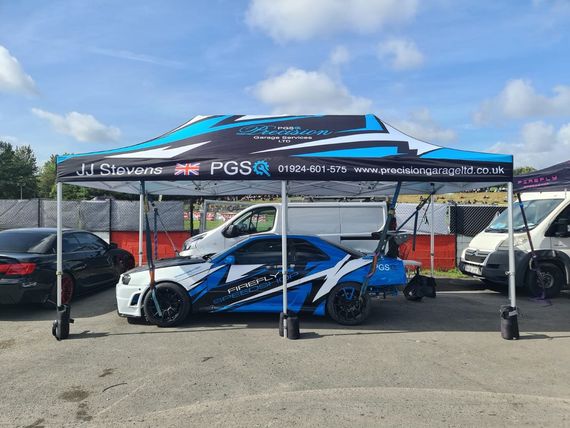 custom printed drift tent